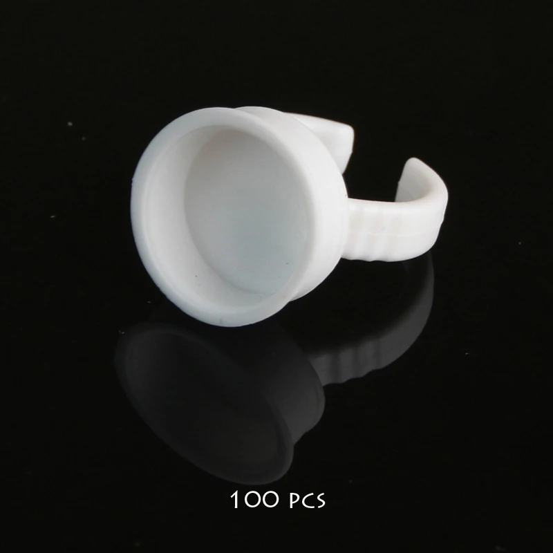 Микроблейдинг tebori Аксессуары 100 шт без сепаратора Перманентный макияж легкое кольцо контейнер для чернил чашка для поставки чашки для татуировки