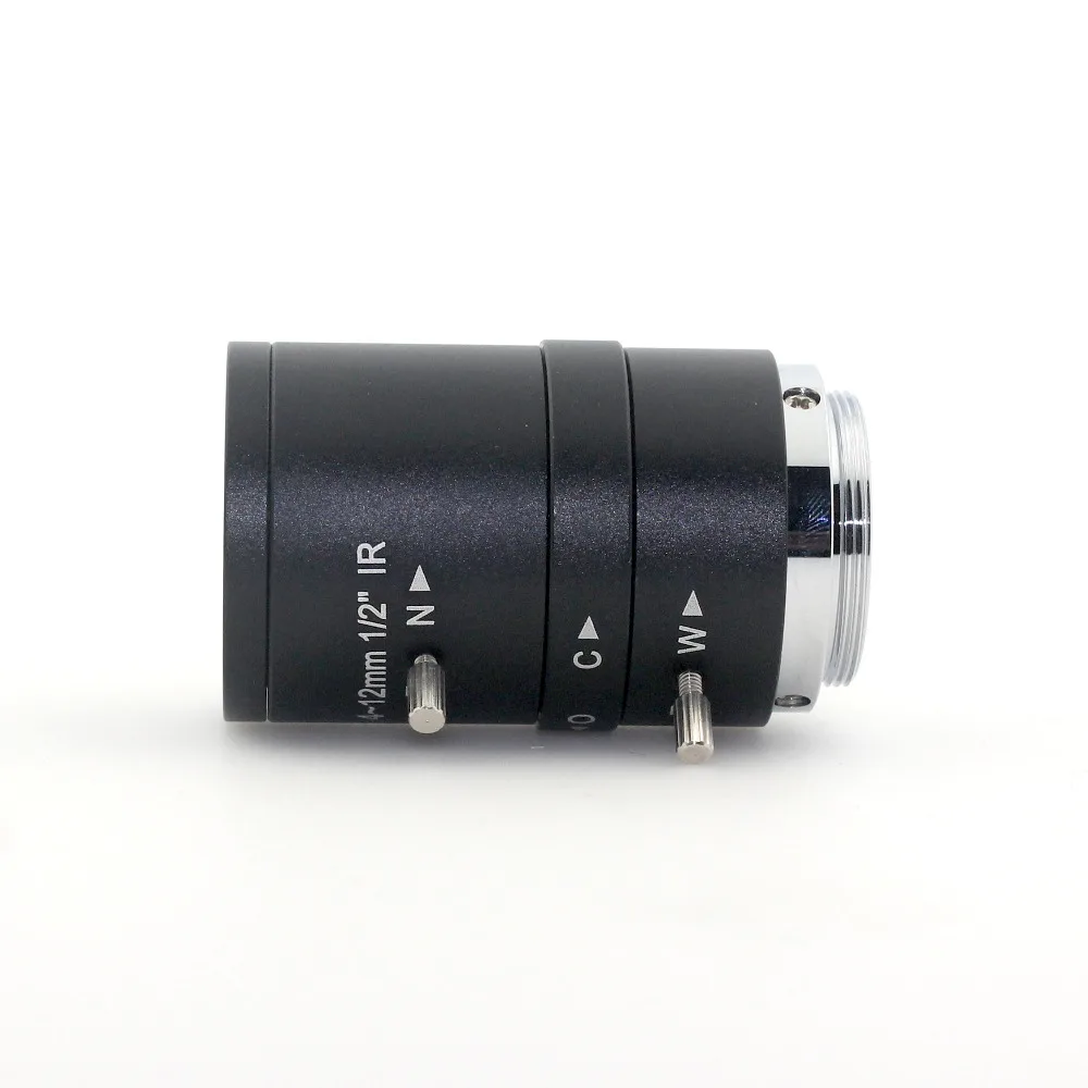 MP 4 12 мм CS Объектив 1/2 &quotIR крепление варифокальный ручной Iris CCTV объектив для