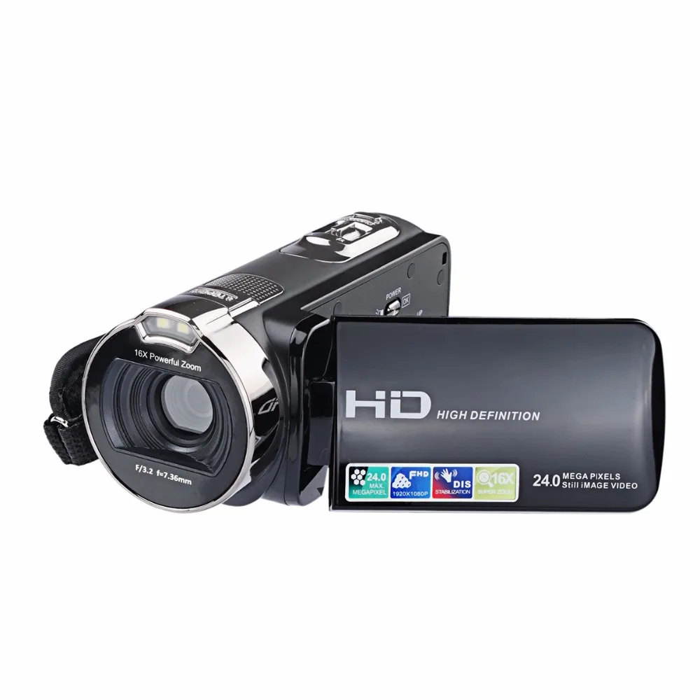 HDV 312 P 2 7 дюймов 24 5 МП цифровая видеокамера 1080 16x зум DV профессиональная s