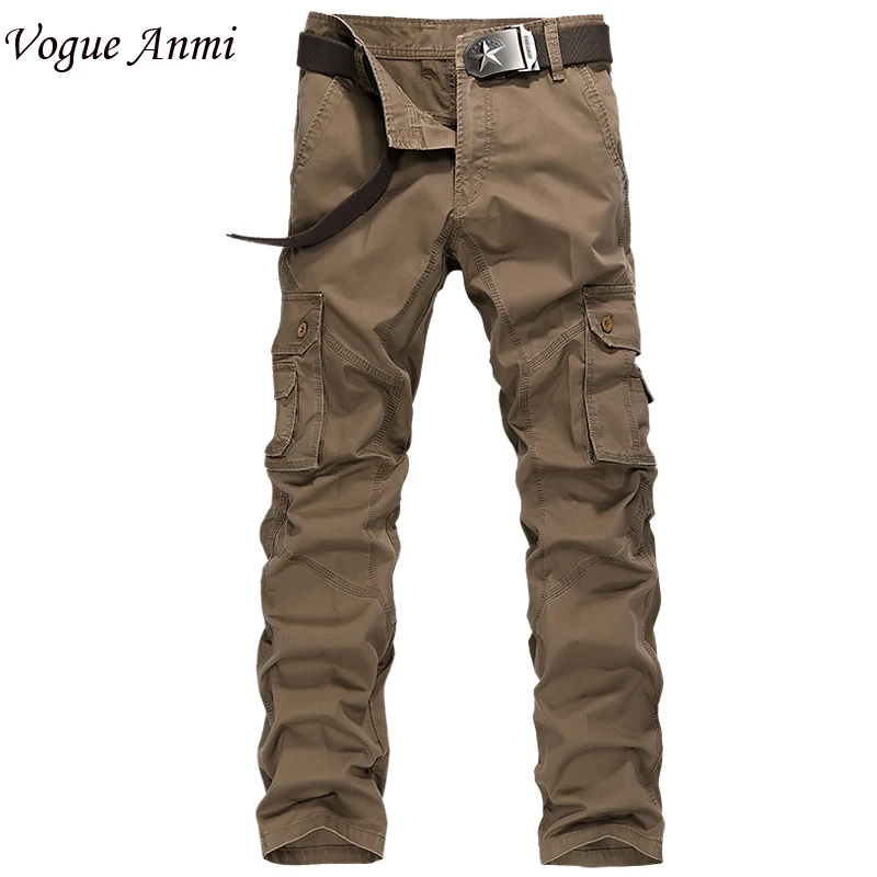Vogue anmi. военный Брюки-карго мужские Брюки Повседневная одежда мужчины