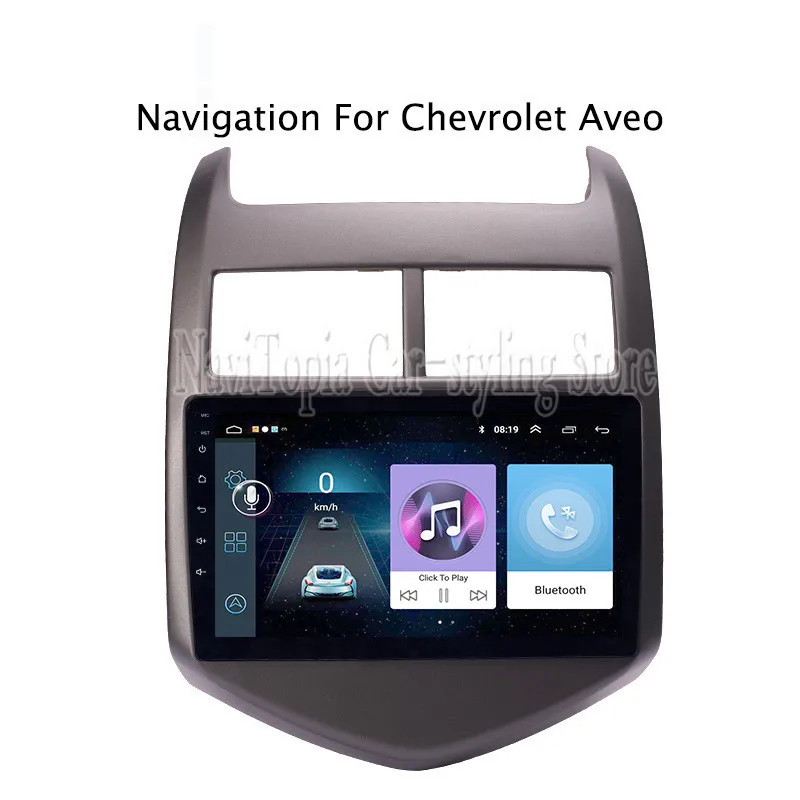 NaviTopia 9 дюйм Радио стерео для Chevrolet Aveo/Sonic 2011 2012 2013 Android 8 1 Авто DVD Мультимедиа gps