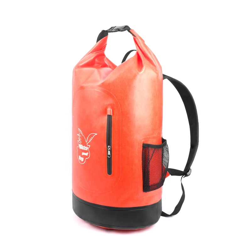 Orange Новые 20L-35L водонепроницаемые сумки двойной сухой мешок рюкзак для наружной речной треккинговой сумки для пеших прогулок Дрифтинг плавательные дорожные наборы ПВХ сумки - Цвет: Orange