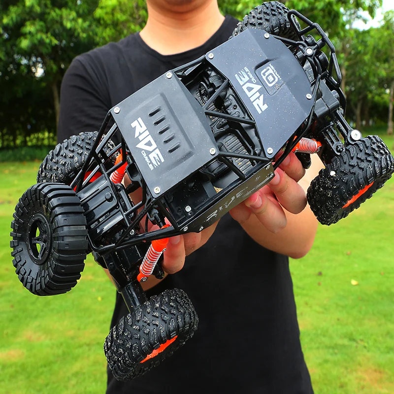 Сплав 2,4G rc автомобиль 1/16 10 км/ч внедорожный привод Bigfoot автомобили электрические четырехколесные скалолазание двойные двигатели автомобиль игрушки автомобиль для подарка