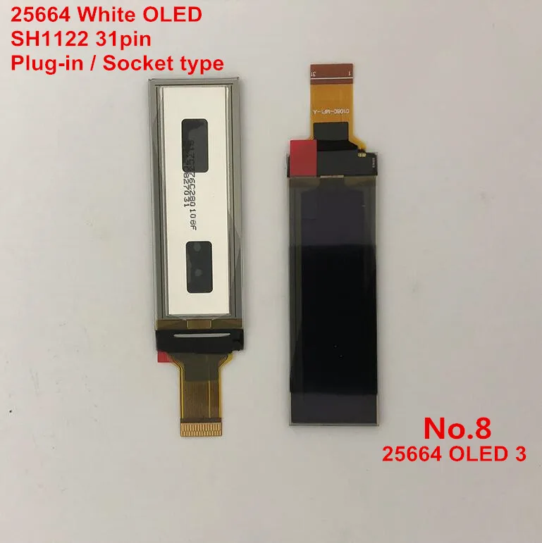 25664 OLED 3 31pin 2,0" межсоединений интегральных схем I2C OLED дисплей модуль SPI экран 256*64 25664 горошек 31pin белого и синего цветов на выбор, SH1122 Водительская подушка безопасности припоя pin-код - Цвет: 25664 OLED 3 31pin