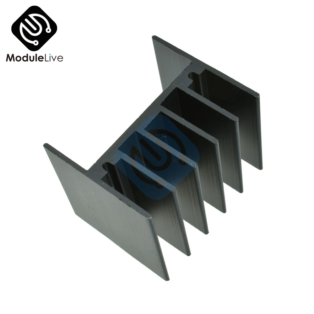 10 шт. 25x30,3x25 мм IC 25x30x25 радиатора черный радиатор для L298N LM7805