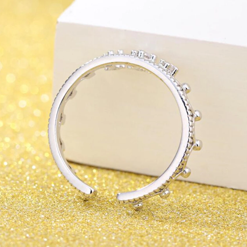 Темперамент высокого класса женские модели серебряного цвета Королла кольцо