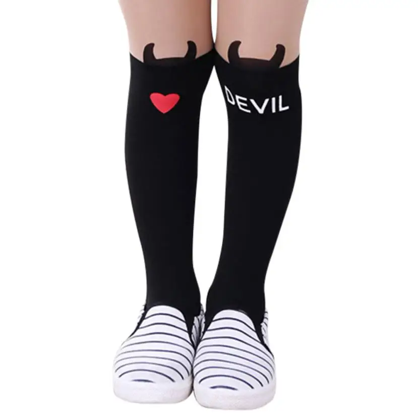 

TELOTUNYspring and autumn thin socks Pantyhose Cartoon Piece Socks Siamese For Baby Girls Toddler Kids Z1004