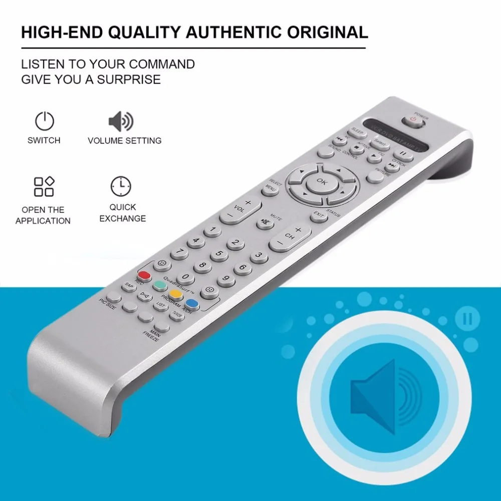 Универсальный Смарт-пульт дистанционного управления для Philips tv/DVD/AUX/VCR RC4350/01B RC4401 мульти-устройство телевизионного управления