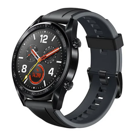 Black Universal HUAWEI WATCH GT Смарт-часы 1,39 дюймов AMOLED сообщение напоминание сердечного ритма gps Smartwatch спортивные часы - Цвет: Black Universal