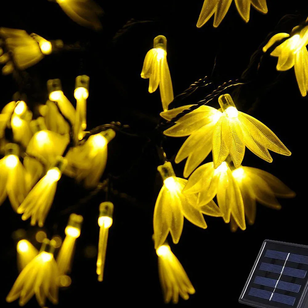 3.5/3M 10/20LEDS Holiday lights Lucky Clover Led Light string Solar/Battery Operated Xmas christmas weddingr fairy decoration DA | Лампы и