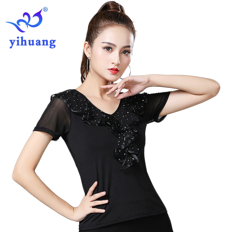 Женские топы для танго бальных комнат вальса стандартные современные блузки