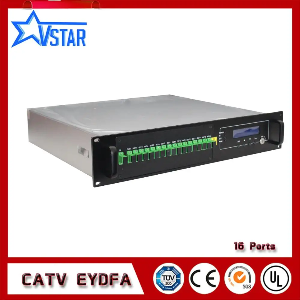 1550nm CATV волоконный усилитель EDFA с лучшей ценой 16* 20dbm