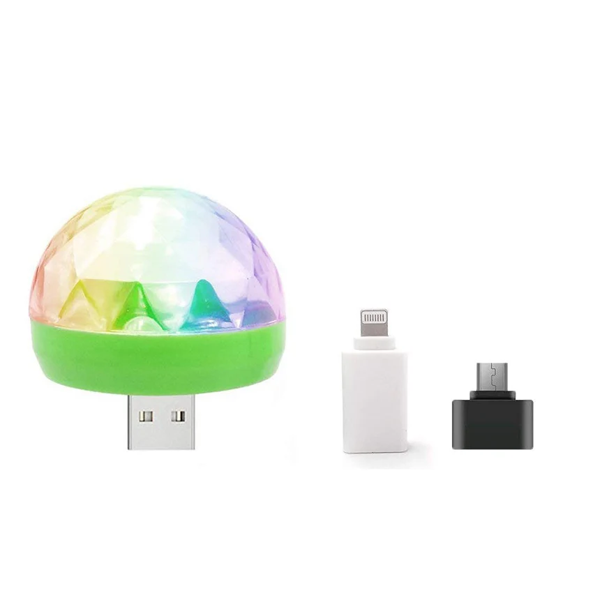 Мини USB светодиодный светильник для рождественской вечеринки портативный