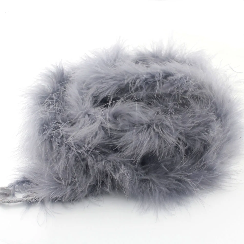 Полоска для волос из натурального пера индейки 190 см | Украшения и аксессуары