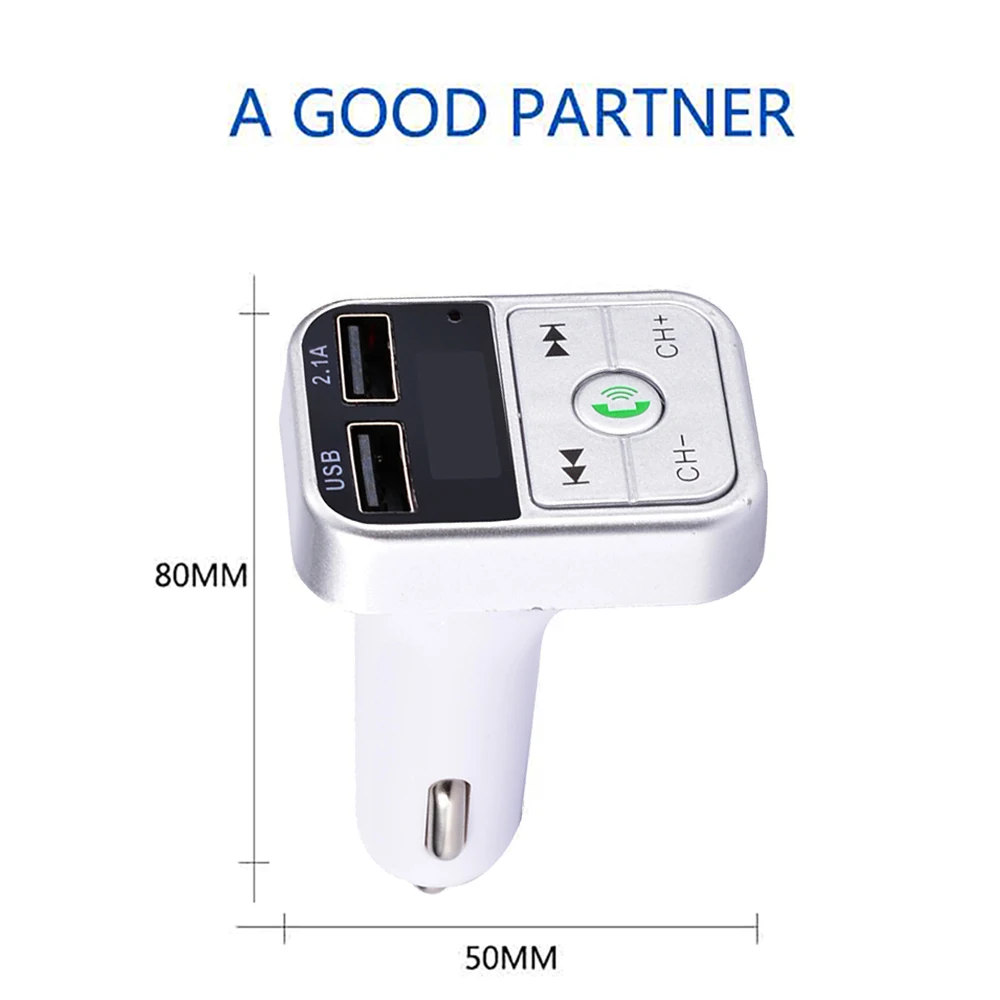 Handsfree Bluetooth автомобильный комплект fm передатчик MP3 плеер TF карта USB зарядное