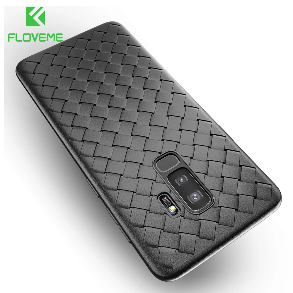 FLOVEME чехол для samsung Galaxy S9 примечание 9 Роскошные сетка тканая ультра тонкий мягкий