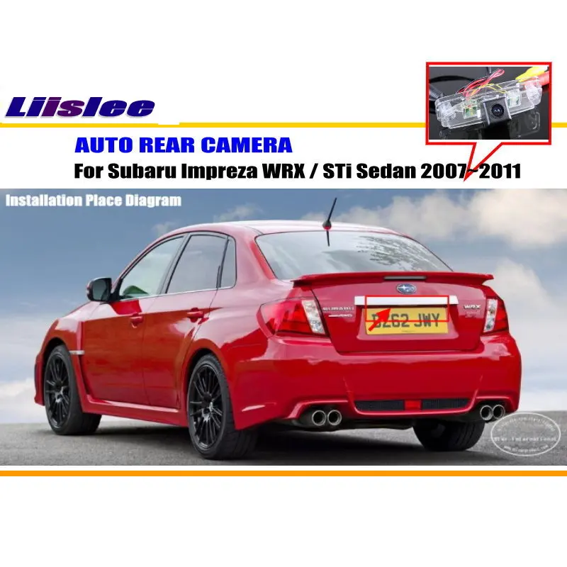 Камера заднего вида для Subaru Impreza WRX STi Sedan 2007 2008 2009 2010 2011 Автомобильные аксессуары