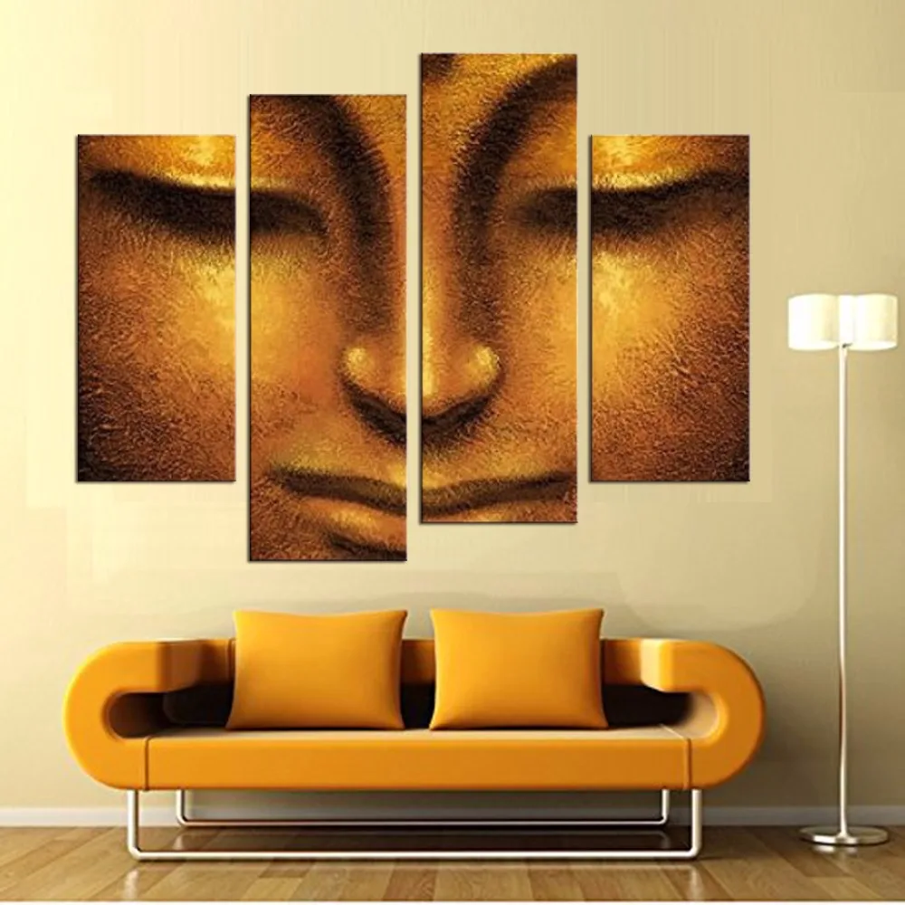 4 шт. Настенная картина будды с принтом|wall canvas|buddha paintingpainting picture |