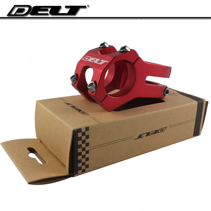red 1-1/8 MTB DH FR дорожный горный велосипедный стержень 28,6x31,8X40 мм сплав 1 шт. черный - Цвет: red
