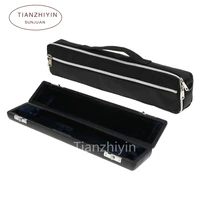 17 hole flute wooden carry padded case box with storage gig bag handbag cover black