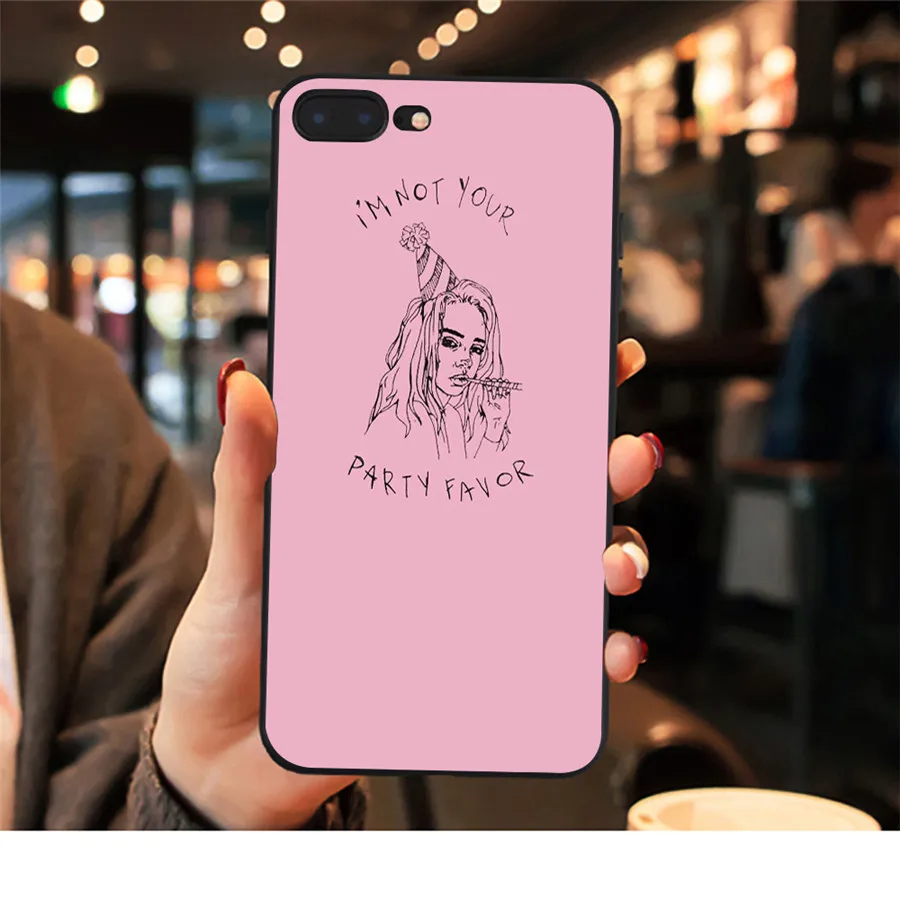 Billie eilish логотип Чехол для телефона для iphone X XR XS Max 8 7 6s Plus billie eilish Мягкий силиконовый чехол для iphone X XS чехол для телефона s