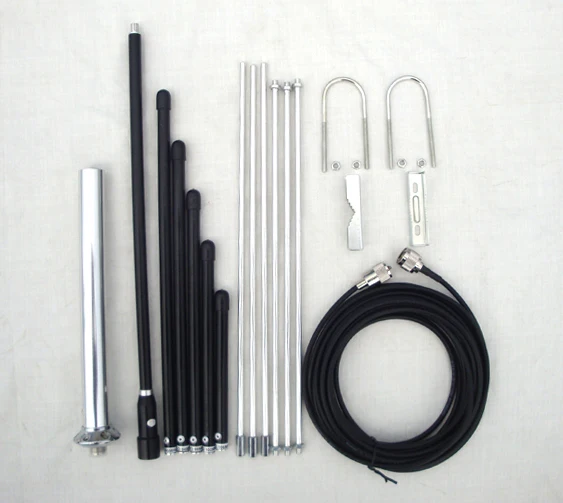 Профессиональный GP 2 87 108 МГц полный диапазон антенна FM передатчик с 15 м кабель Нью