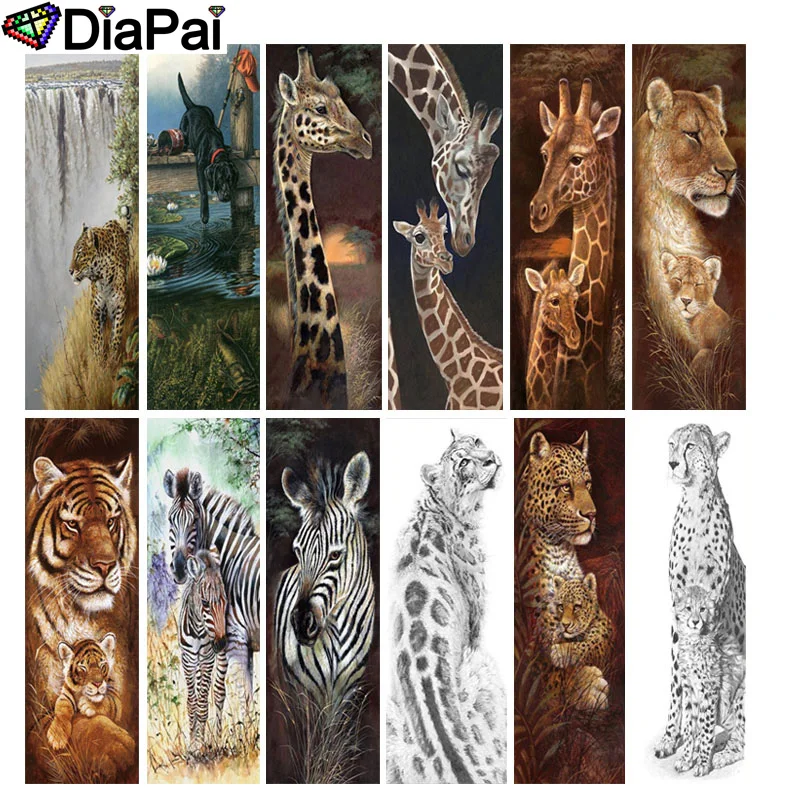 

Диапай полный квадрат/круглая дрель 5D DIY алмазная живопись "Животные, тигр, Лев" 3D вышивка крестиком 5D домашний Декор подарок