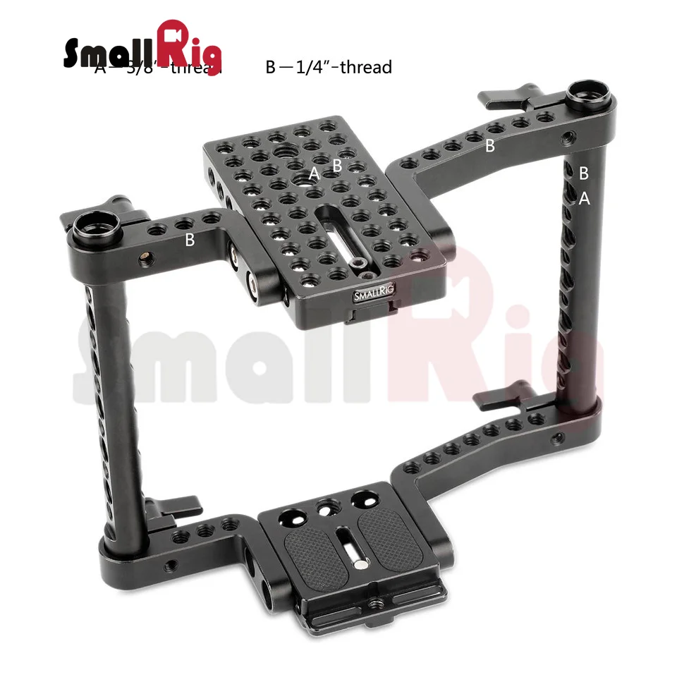 Клетка SmallRig для камеры среднего размера для Canon 50 60 70 80 6 7D MarkII 5D MarkIII 5DS для Nikon D7000 7100 7200 для sony A99-1584