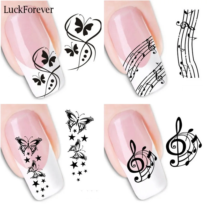 3 шт. наклейки для дизайна ногтей LuckForever|nail sticker|nail manicure stickerssymbols nail art |