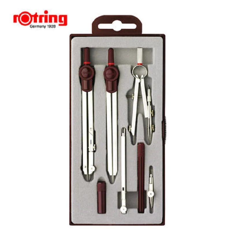 Germany original rotring compass sets professional stainless steel metal drawing design compasses