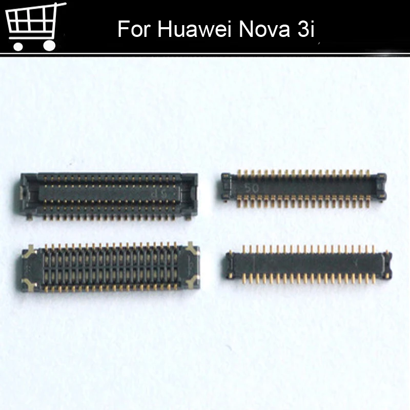 

2 шт. FPC коннектор для Huawei Nova 3i ЖК-дисплей экран на гибком кабеле на материнской плате для Huawei Nova3i запасные части