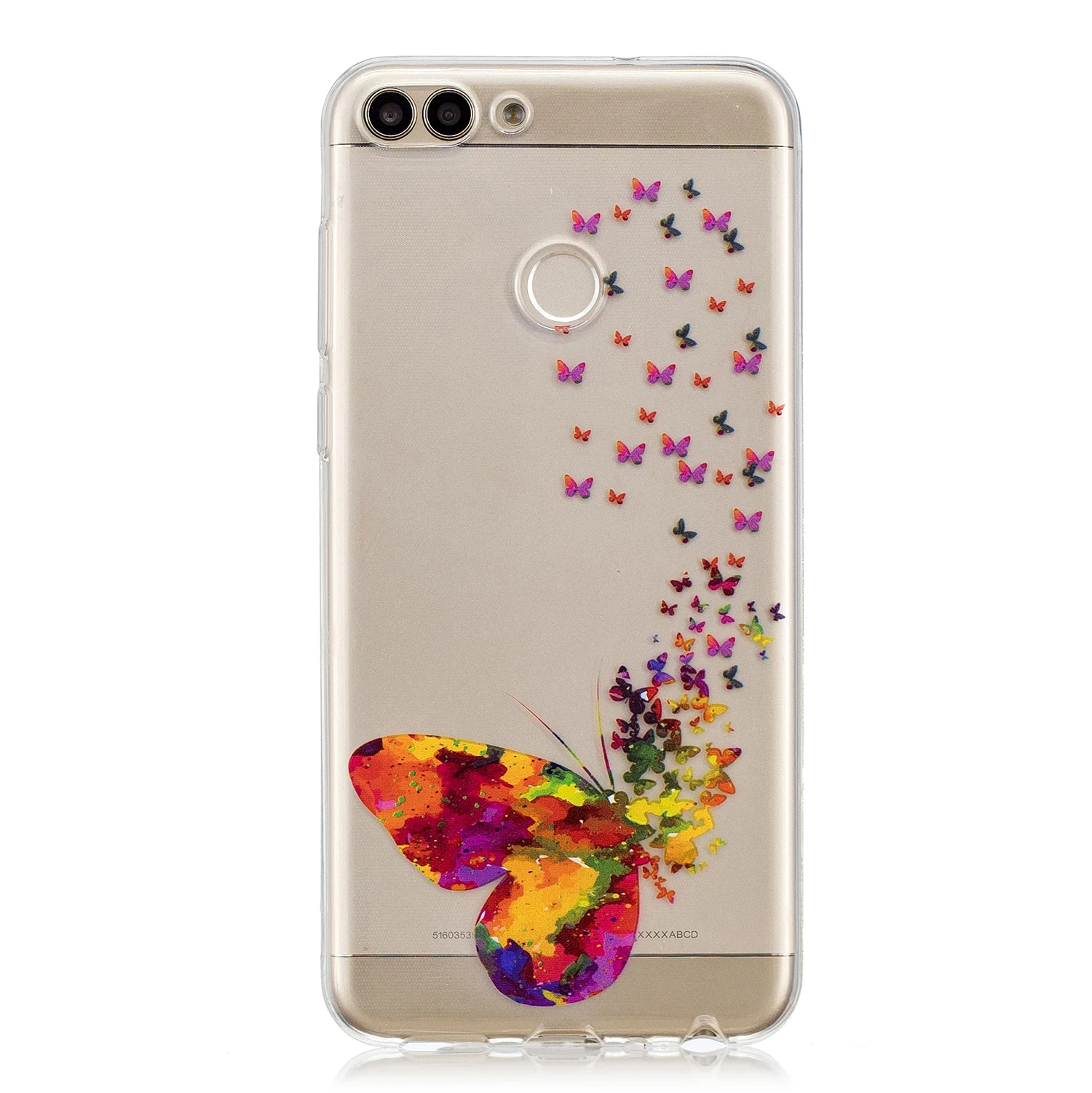 Модный мягкий ТПУ чехол для Huawei P Smart/Enjoy 7 S 2018 силиконовый с милыми животными