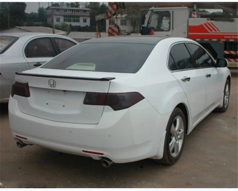 Используется для Honda accord евро mk8 спойлер 2009-2013 года настоящий углерод волокно ABS материал заднего крыла автомобиля аксессуары автомобиля рефитт