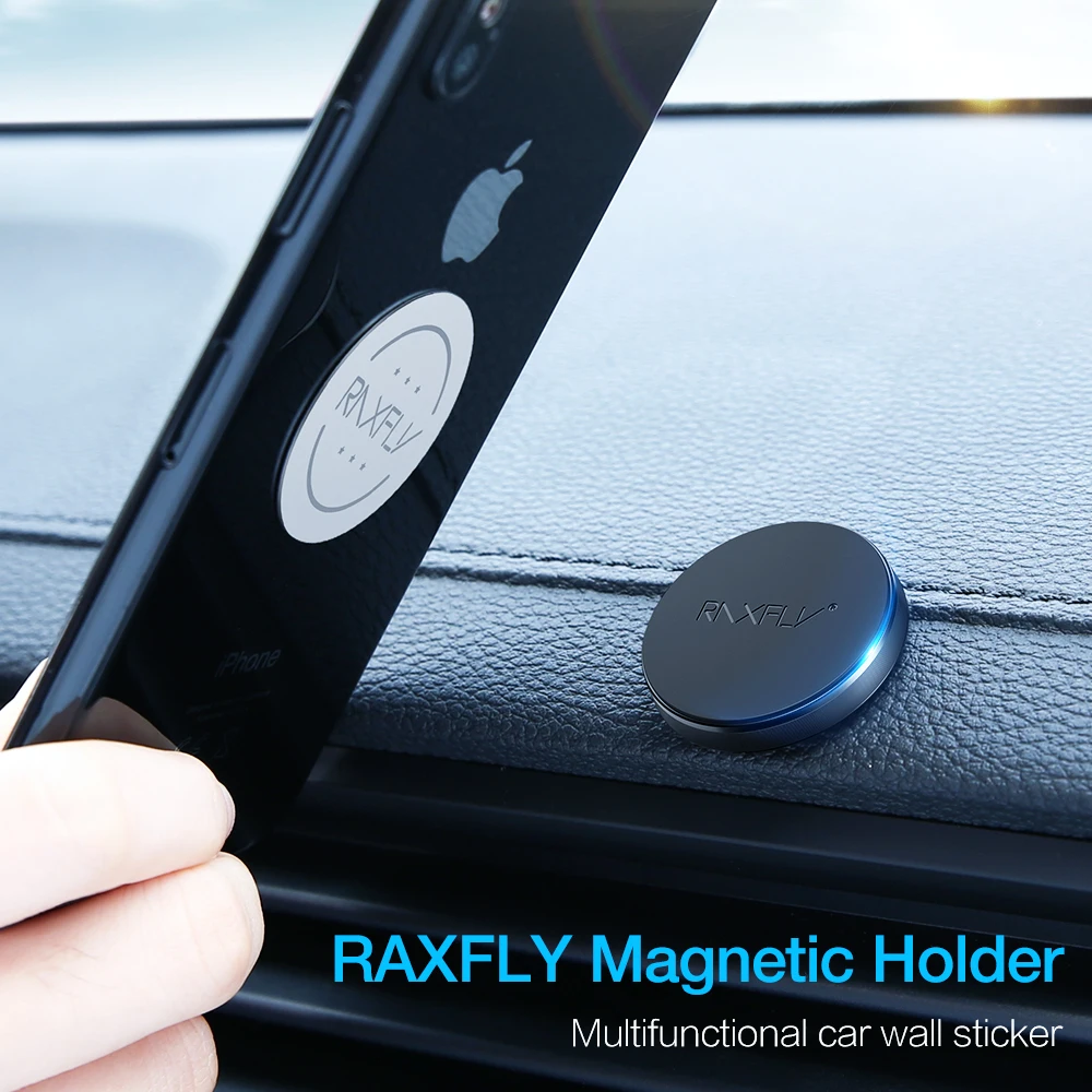 Магнитный держатель RAXFLY для телефона в автомобиле магнитный держатель для iPhone XS Max мобильный телефон автомобильный настенный держатель подставка поддержка для samsung держатель для телефона магнит для телефона