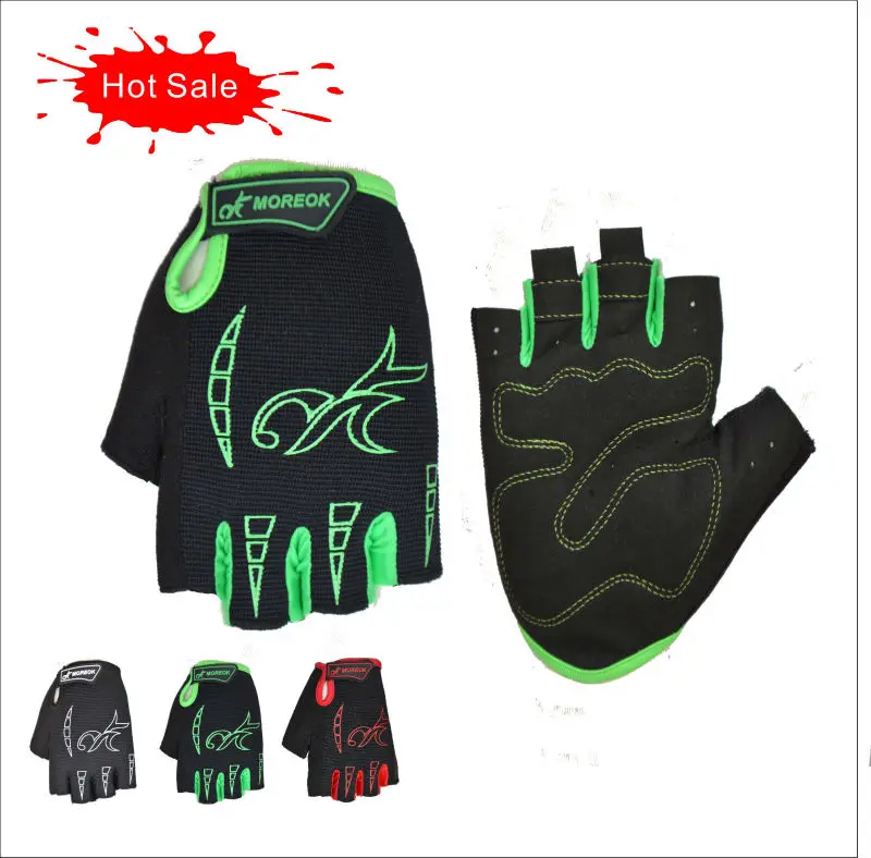 

Bike Gloves Half Finger Summer Microfiber Leather Washable Mountain Bike Cycling Gloves For Men