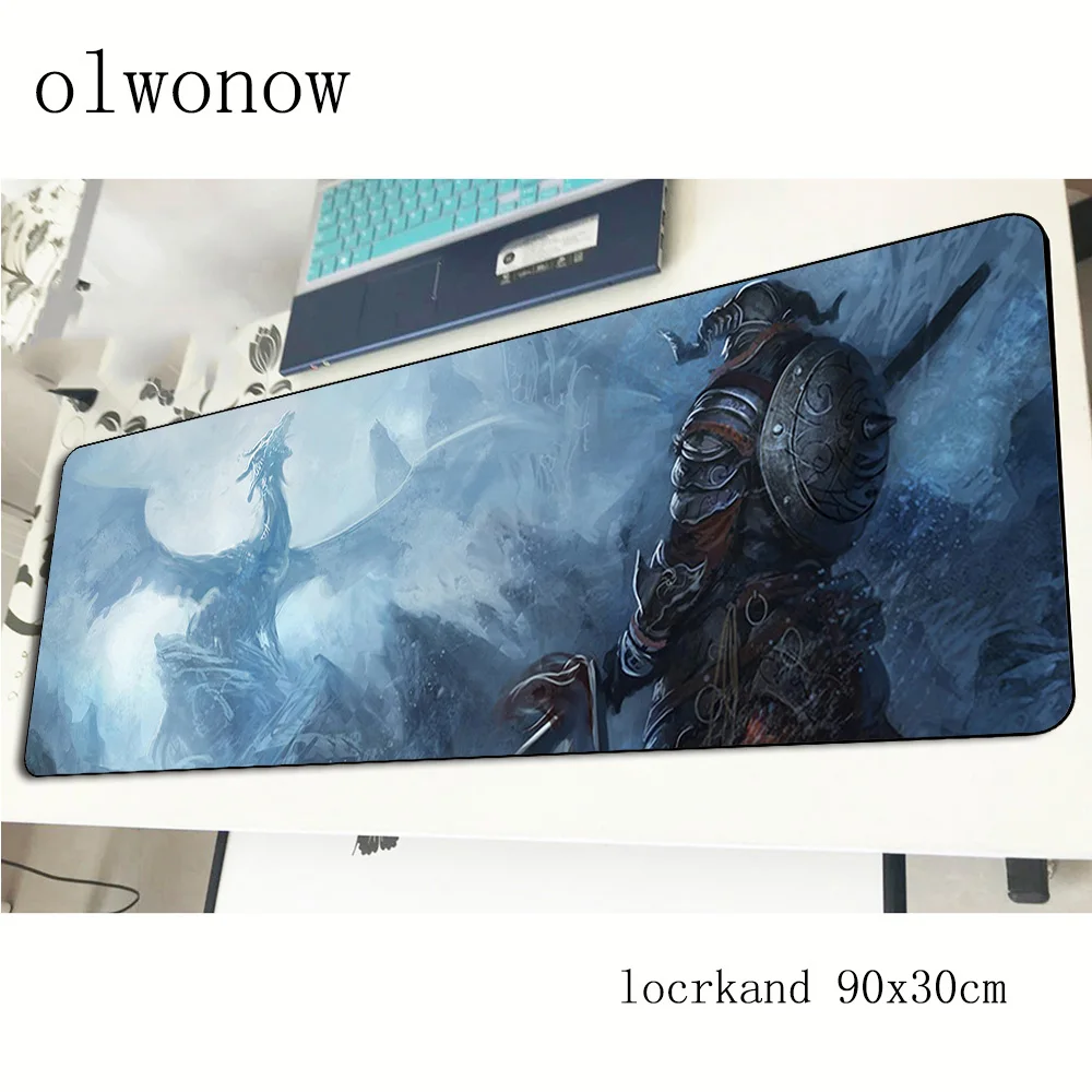Skyrim коврик для мыши 900x300x3 мм крутые новые коврики лучший игровой геймер