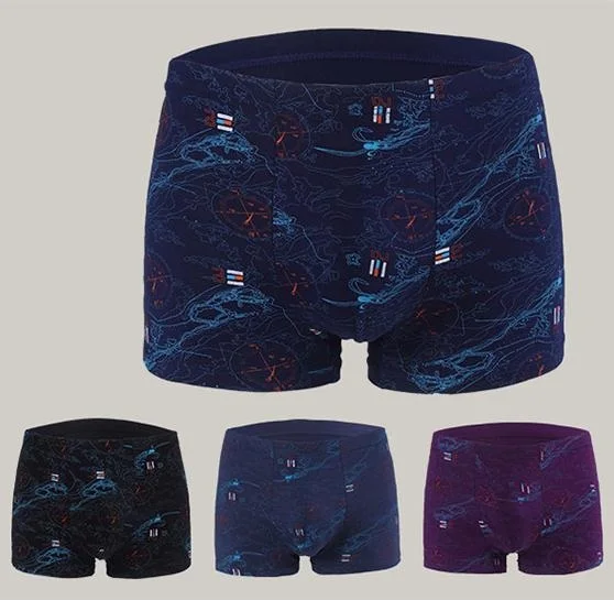 multi colors 6 Новинка, мужское нижнее белье, модные сексуальные мужские боксеры, Брендовое Мужское нижнее белье, шорты боксеры, с фабрики, большие размеры - Цвет: multi colors 6