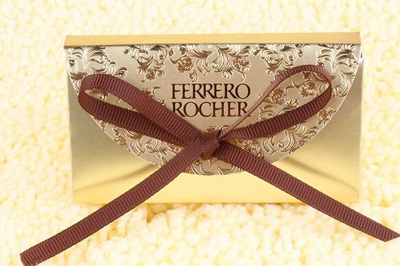 100 шт./лот Бесплатная доставка коробка для шоколада ferrero свадебной вечеринки