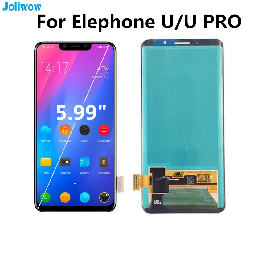 Для elephone U UPRO изогнутый экран ЖК дисплей + сенсорный в сборе Сменные аксессуары