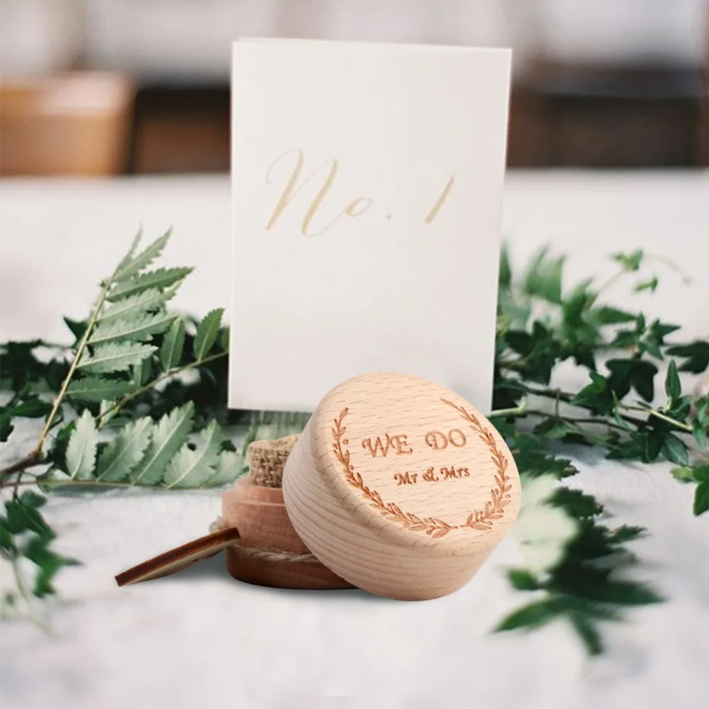 Ourwarm в деревенском стиле искусственное кольцо коробка настольная дорожка для