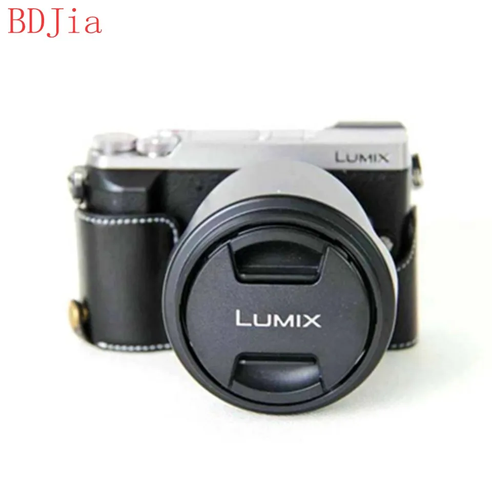 Основа корпуса для половины камеры из натуральной яловой кожи Panasonic GX85 GX80 GX7II с