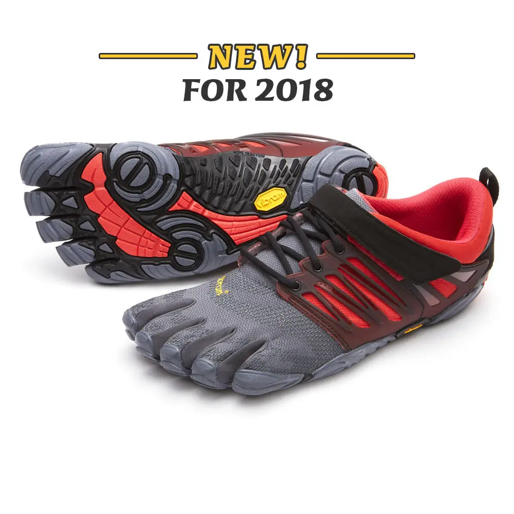 18M6602 Vibram Fivefingers V-TRAIN Мужская обувь Тяжелая Атлетика Фитнес приседания Обучение Бег Спорт пять пальцев пять носок кроссовки в тренажерном зале - Цвет: 18M6602