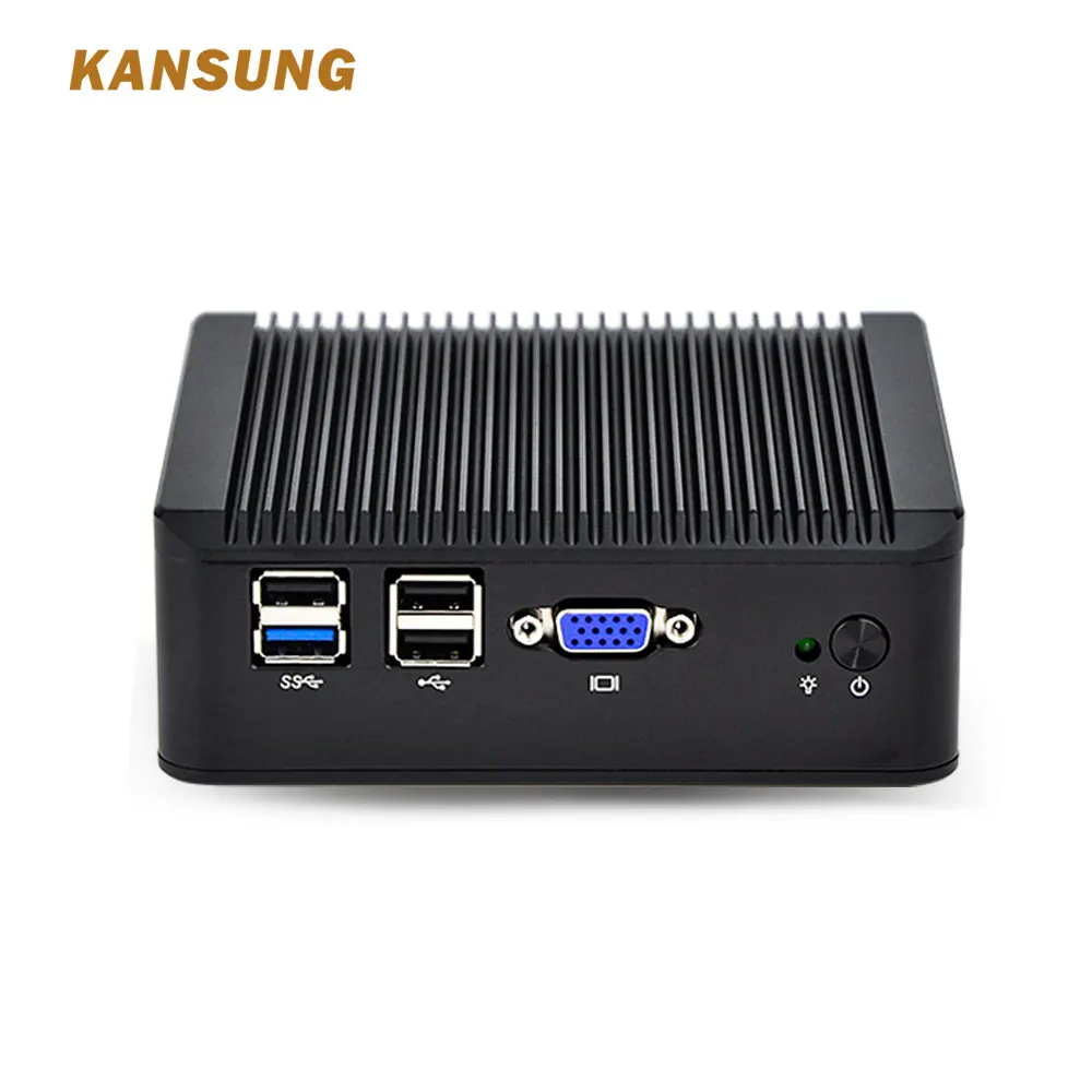 Kansung безвентиляторный мини ПК J1900 процессор с четырехъядерным Nano ITX 4 гигабитный NIC как маршрутизатор брандмауэра