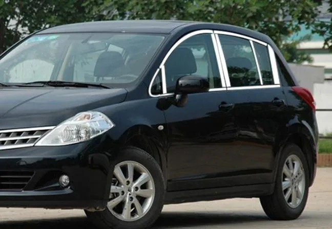 Бесплатная доставка Стайлинг автомобиля наклейки для Nissan TIIDA 2005 2010 отделка