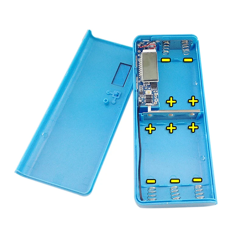 Высококачественный аккумулятор DIY power Bank Shell портативный аккумулятор пауэрбэнк чехол с цифровым ЖК-дисплеем для Xiaomi iPhone samsung