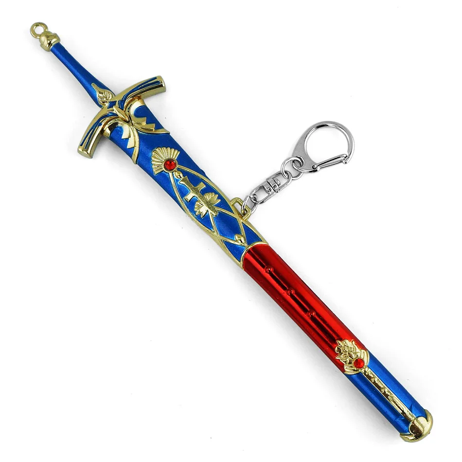 10 шт./лот Fate Stay Night оружие Модель брелок игрушки Rin Tohsaka Saber Lily меч, обладающий сверхъестественной силой фигурный брелок; высота каблука 18 см