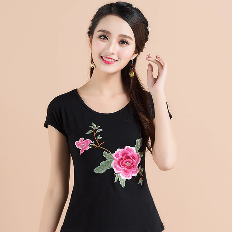 Camisa Feminina Топы Футболка в винтажном стиле Сезон лето футболка для женщин Большие