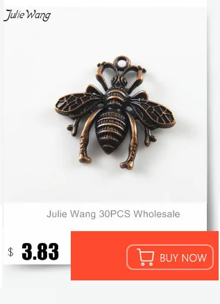Julie Wang 5 шт. сплав череп птичий клюв Подвески античные золотые талисманы DIY застежка для браслета или подвески ювелирные изделия делая аксессуар