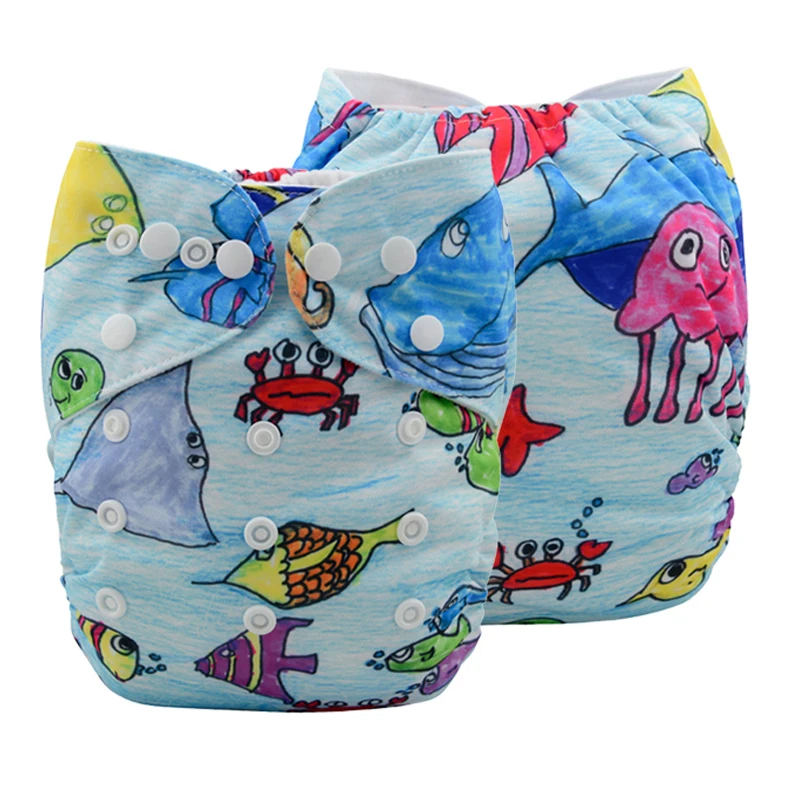 JinoBaby современный Couche Lavable один размер тканевые карманные подгузники для NB до 13 кг