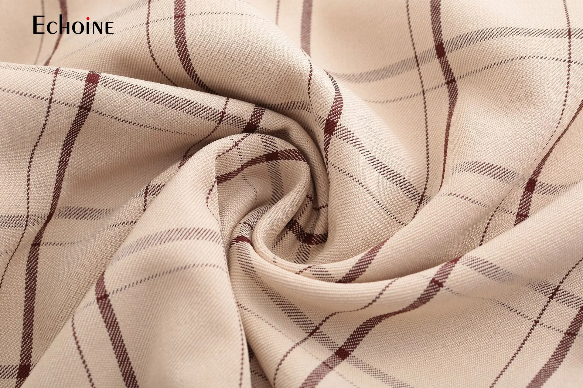 2019 новые женские клетчатые повседневные Прямые брюки офисные с бантом на талии